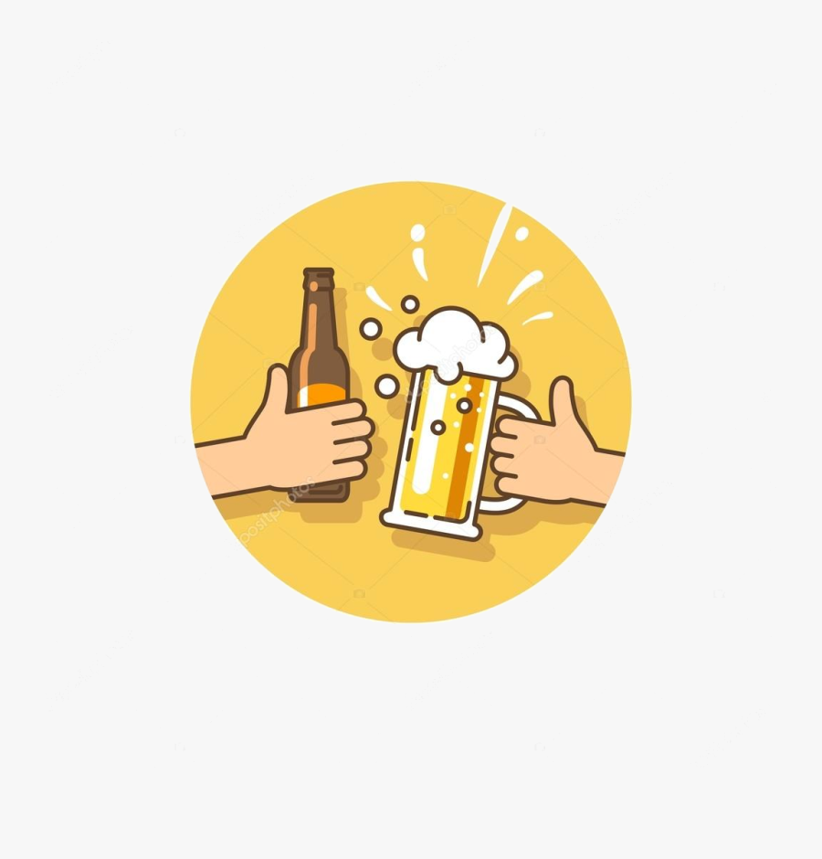 Beer Cliparts For Free Clipart Hand Holding Current - Beer Hand Vector Png, Transparent Clipart