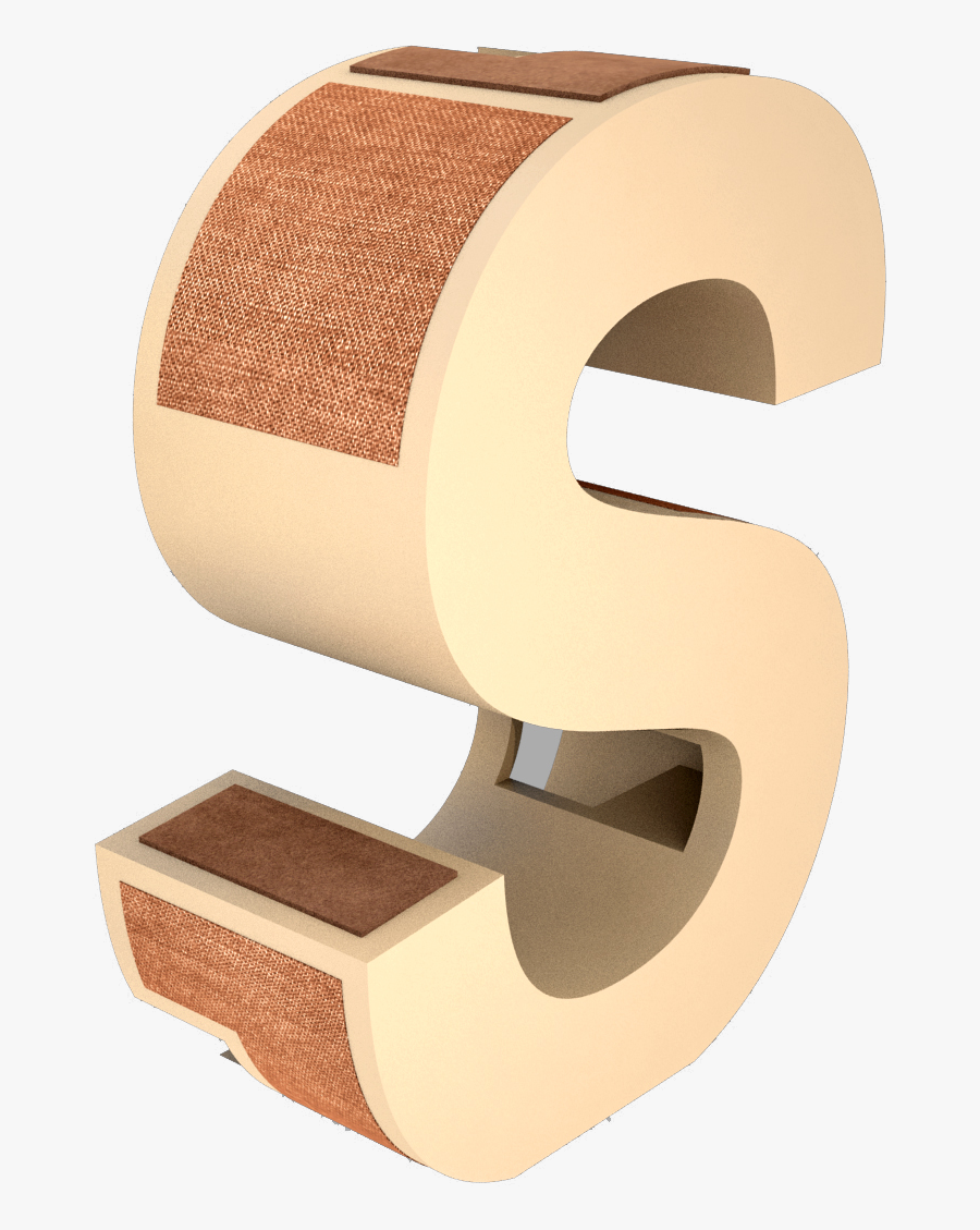S Letter Furniture, Transparent Clipart