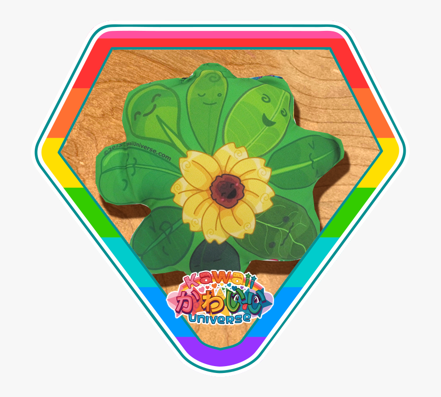 Kawaii Universe Cute Leaf Sunflower Pillow Pic 01 - Kawaii Universe, Transparent Clipart