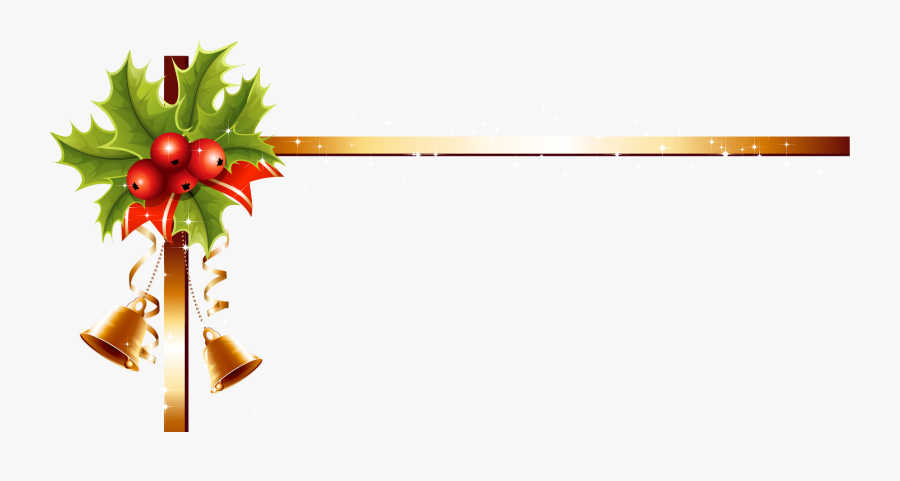Christmas Clip Art - Christmas Vector Border Png, Transparent Clipart