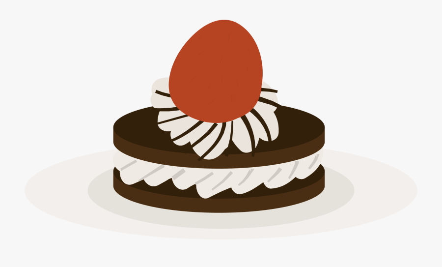 Transparent Chocolate Cake Clipart - Kuchen, Transparent Clipart