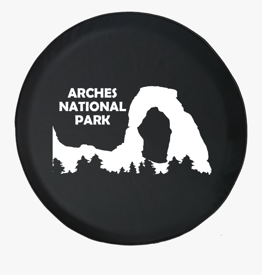 Jeep Wrangler Tire Cover With Arches National Park - Surfing Queensland, Transparent Clipart