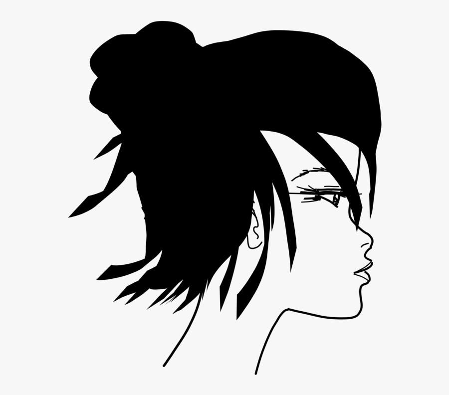 Art,monochrome Photography,graphic Design - Profili Di Donne Stilizzati, Transparent Clipart