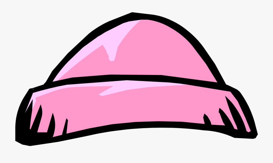 Clipart Snow Beanie - Pink Beanie Club Penguin, Transparent Clipart