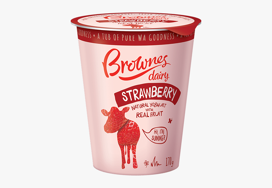 Strawberry Yogurt Clipart, Transparent Clipart