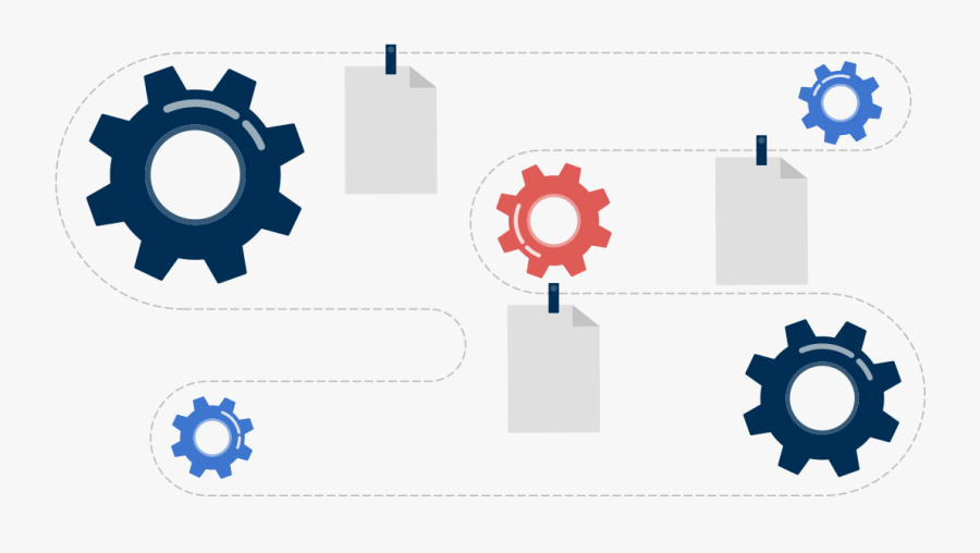 Documents Moving Through Gears - Metodología Png, Transparent Clipart