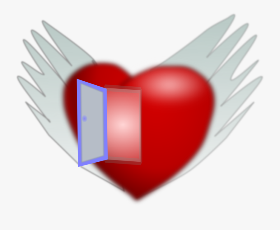Door In Heart Clipart, Transparent Clipart