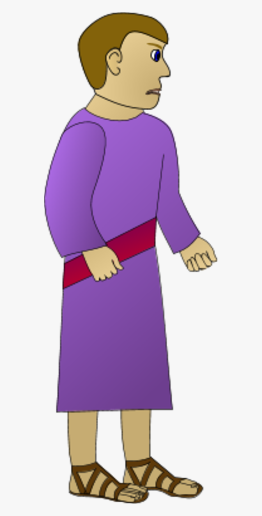 Man With Robe Clipart, Transparent Clipart