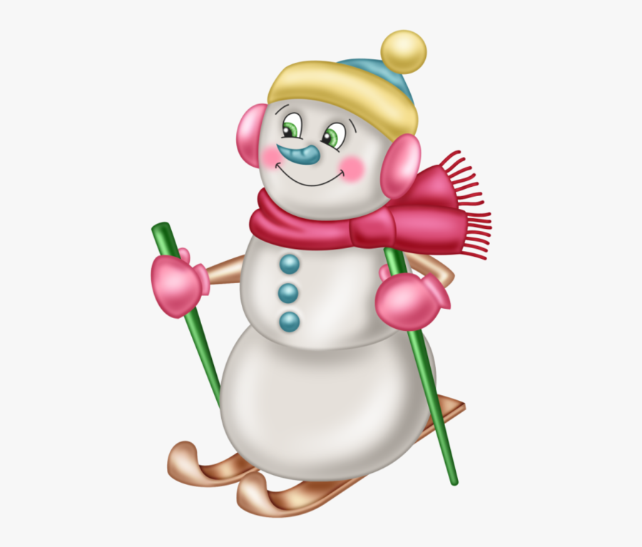 Baby Snowman Clipart - Zima Obrazki, Transparent Clipart