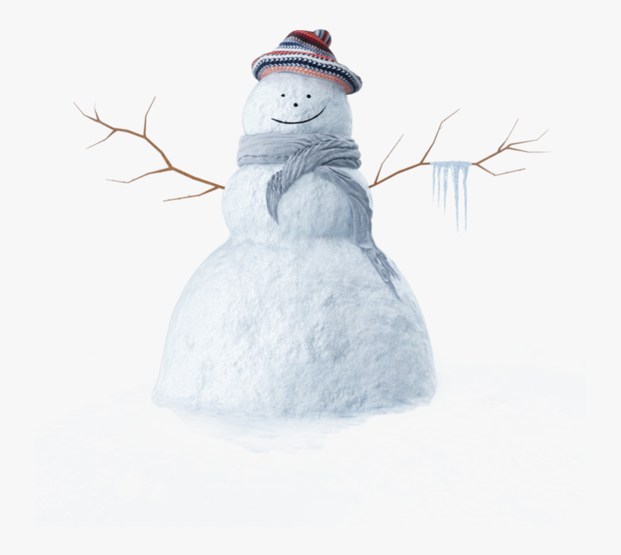 Transparent Reindeer Sleigh Png - Snowman, Transparent Clipart