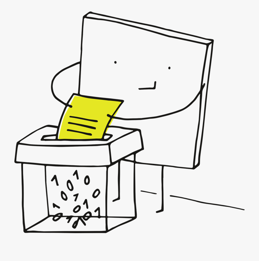 Cartoon Shred It Box Clip Art, Transparent Clipart