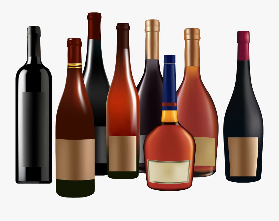 Butelka Na Wino Plastik, Transparent Clipart