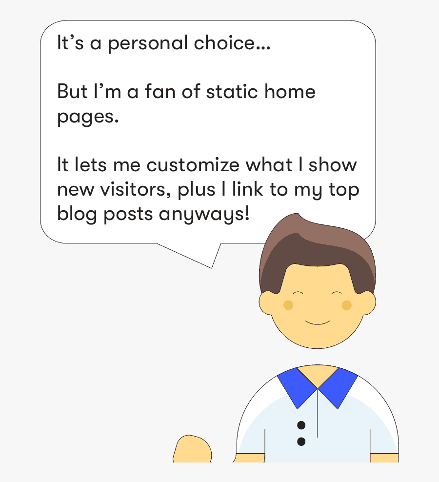 Static Homepage Vs Blogroll - Cartoon, Transparent Clipart