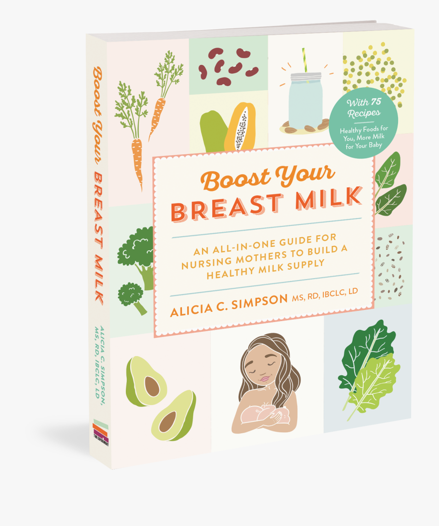 Cover - Boost Your Breast Milk: An All-in-one Guide For Nursing, Transparent Clipart