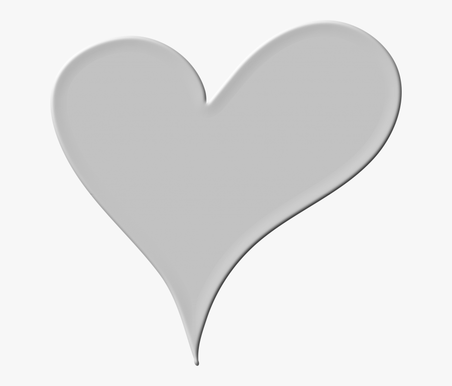 Transparent Heart Png White - Heartin White And Black, Transparent Clipart