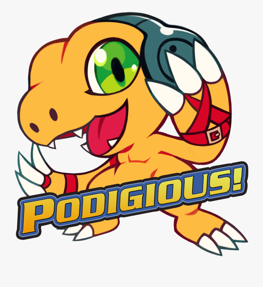 Podigious - Digimon Podigious, Transparent Clipart