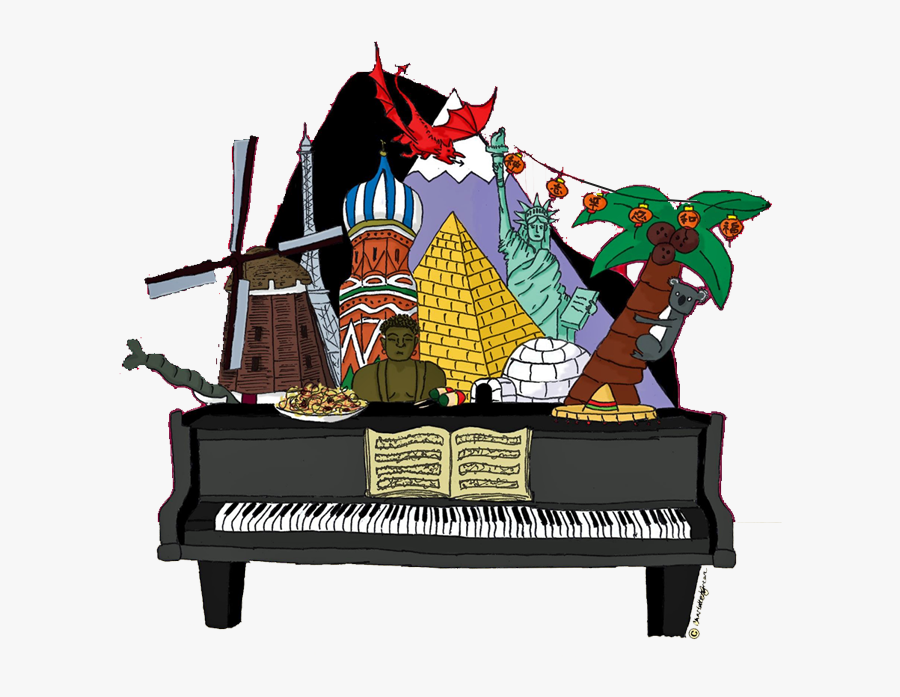 Fortepiano, Transparent Clipart