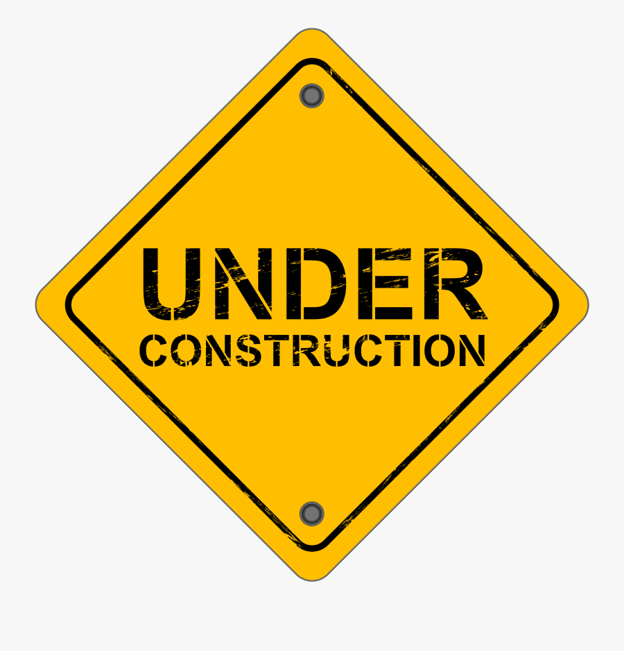 Under Construction Png- - Under Construction Sign Png, Transparent Clipart