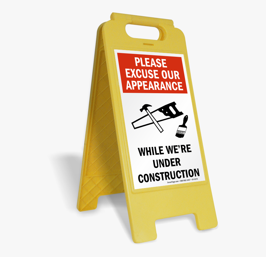 Vest Clipart Construction Site Sign - Wet Floor Signs Attention, Transparent Clipart