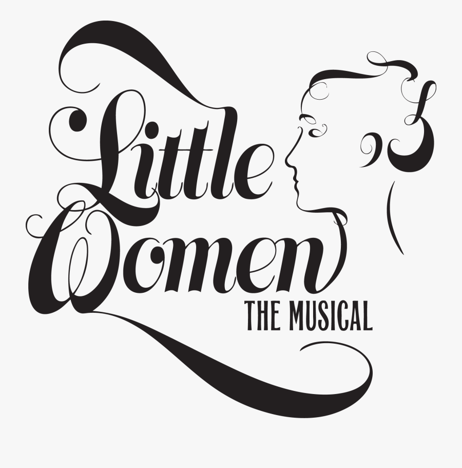 05 Little Women Black, Transparent Clipart