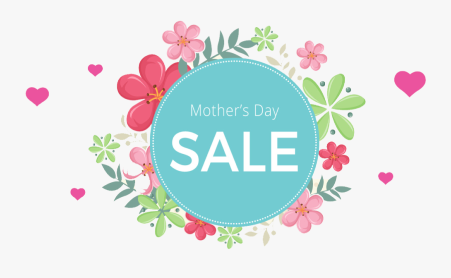 Download Hand Painted Flowers And Flowers Free Png - Mother's Day, Transparent Clipart