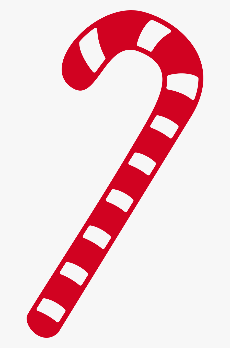 Candy Cane Svg Cut File, Transparent Clipart