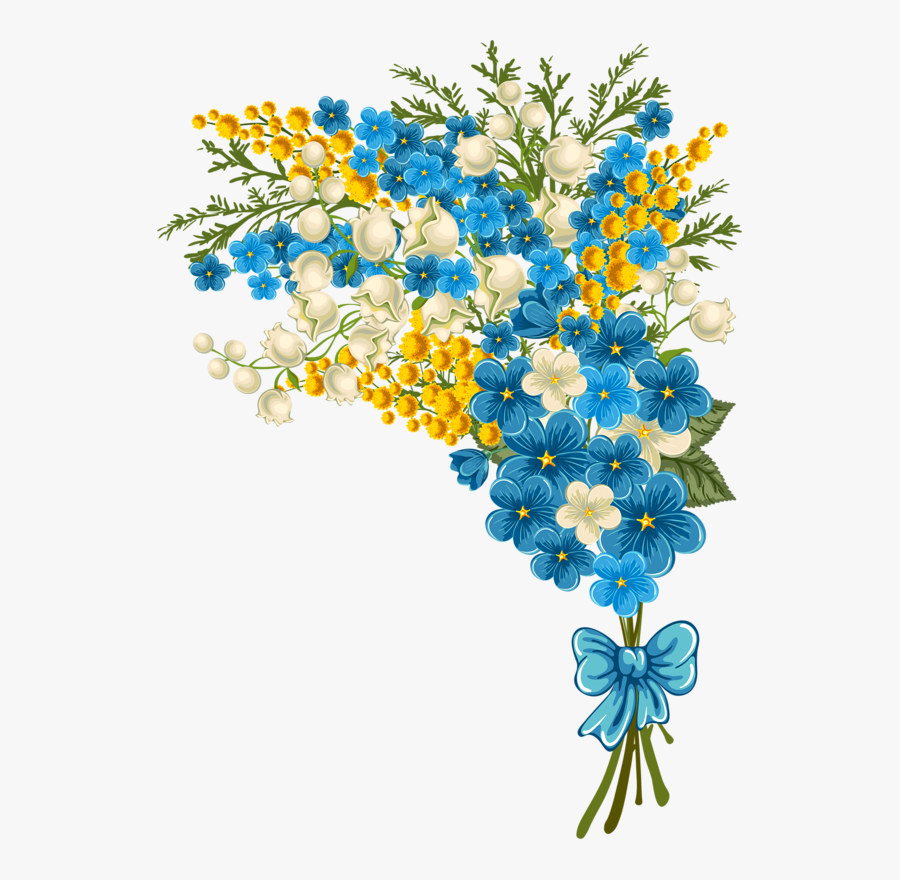 Transparent Background Flower Bouquet Png, Transparent Clipart