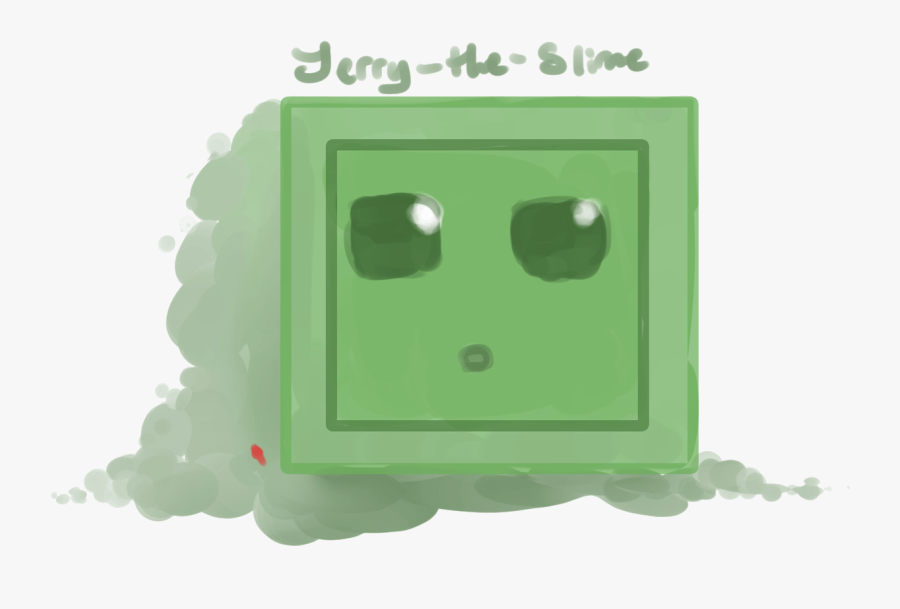 Transparent Cute Babysitting Clipart - Slime Man On Minecraft, Transparent Clipart