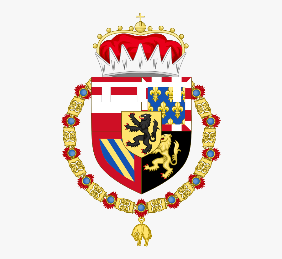 Coat Of Arms Of Charles V, Holy Roman Emperor As Heir - Porto Coat Of Arms, Transparent Clipart