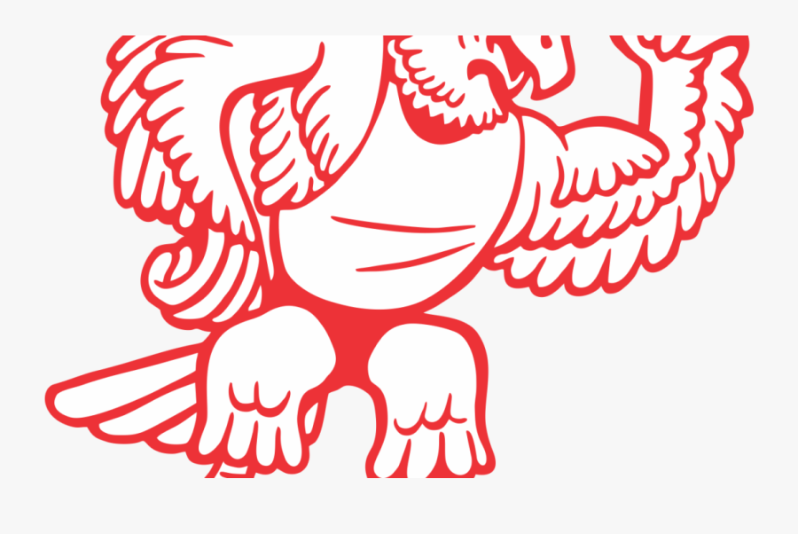 Odin Public School - Bird Flexing Muscle, Transparent Clipart
