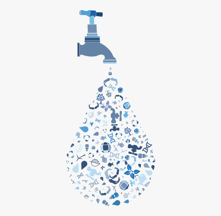 Water Conservation Clip Art, Transparent Clipart