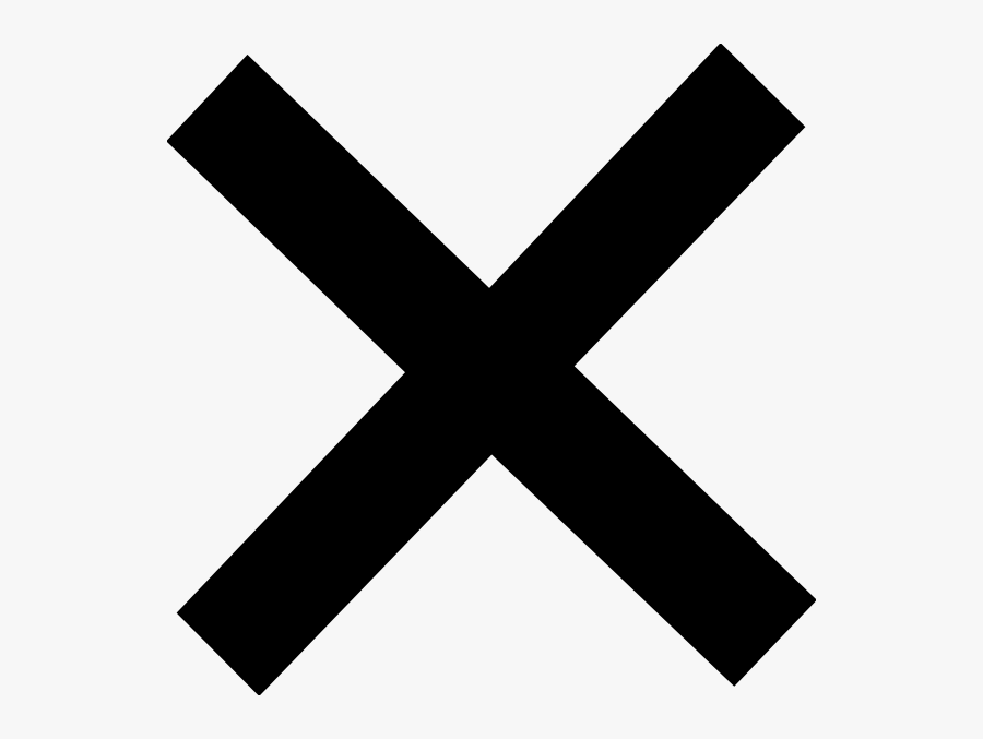 Transparent Old Letter Clipart - Black Delete Icon, Transparent Clipart