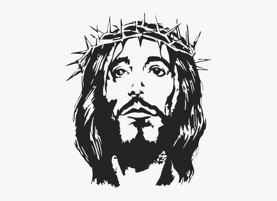 Crown Of Thorns Christianity Christian Cross Holy Face - Szablony Jezusa W Drewnie Do Wycinania, Transparent Clipart