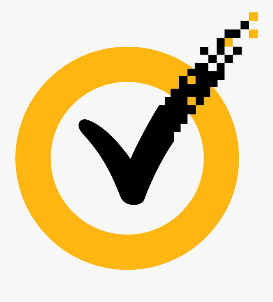 Checkmark Clipart Check Mark - Norton Antivirus Logo, Transparent Clipart