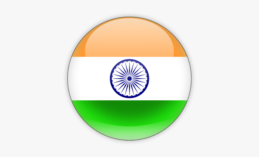 Icon India Flag - India Flag Circle Png, Transparent Clipart