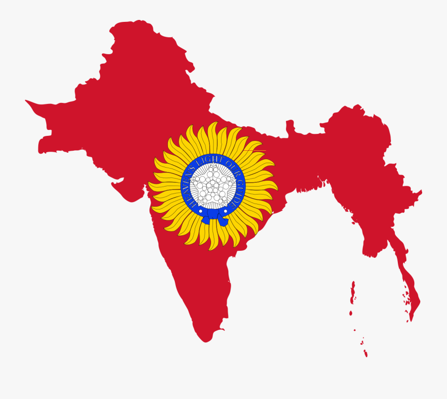 India Flag Before 1947, Transparent Clipart