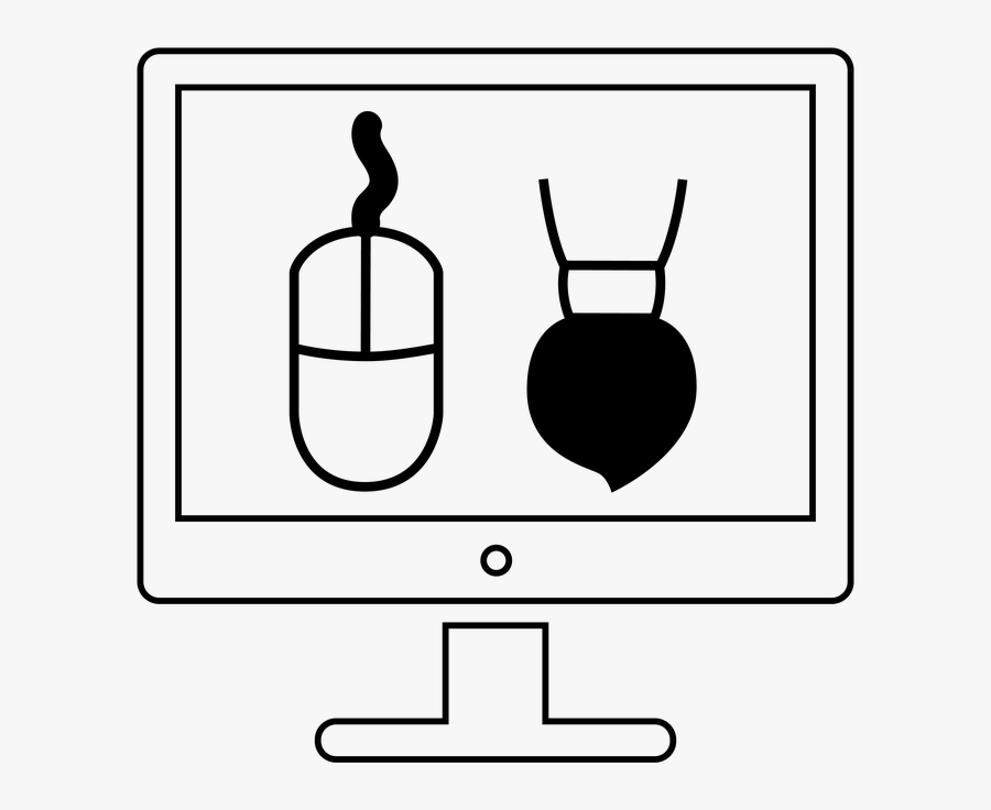 Animasi Ikon Black And White, Transparent Clipart