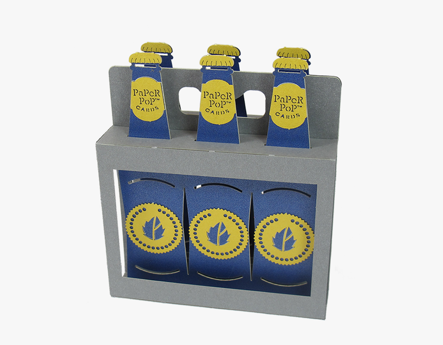 Transparent Six Pack Beer Clipart - Beer Bottle, Transparent Clipart