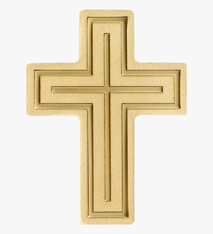 Golden Cross Png - Golden Crucifix, Transparent Clipart
