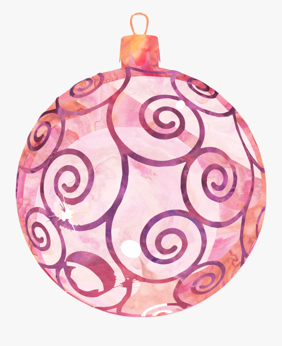 #freetoedit #ftestickers #watercolor #christmas #ornament - Circle, Transparent Clipart