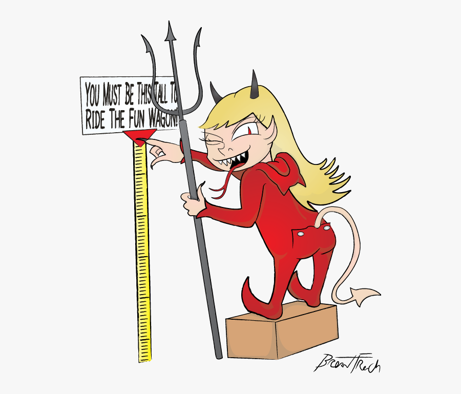 Transparent Devil Girl Clipart Malice Cartoon Free Transparent