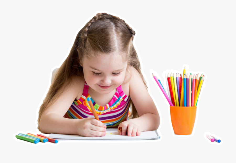 Kid Writing Png - Indian Kid Writing, Transparent Clipart