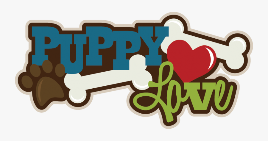 Puppy Love Clip Art, Transparent Clipart