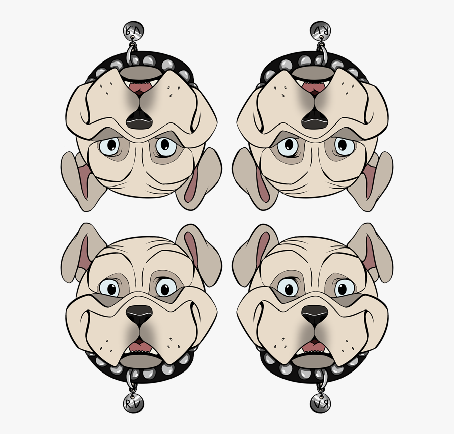Bulldog Face Png, Transparent Clipart