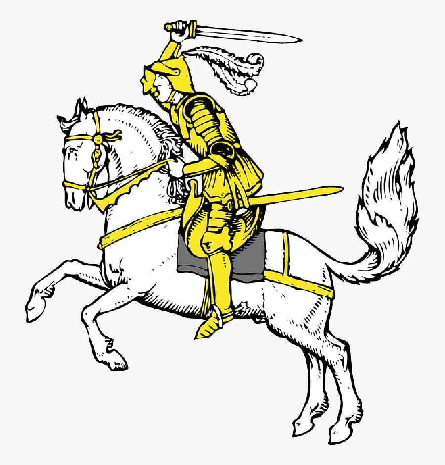 Free Pictures Images Found - Warrior On Horse Charging, Transparent Clipart