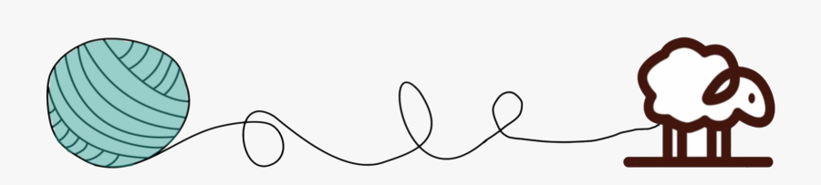 The Yarn Farm - Line Art, Transparent Clipart
