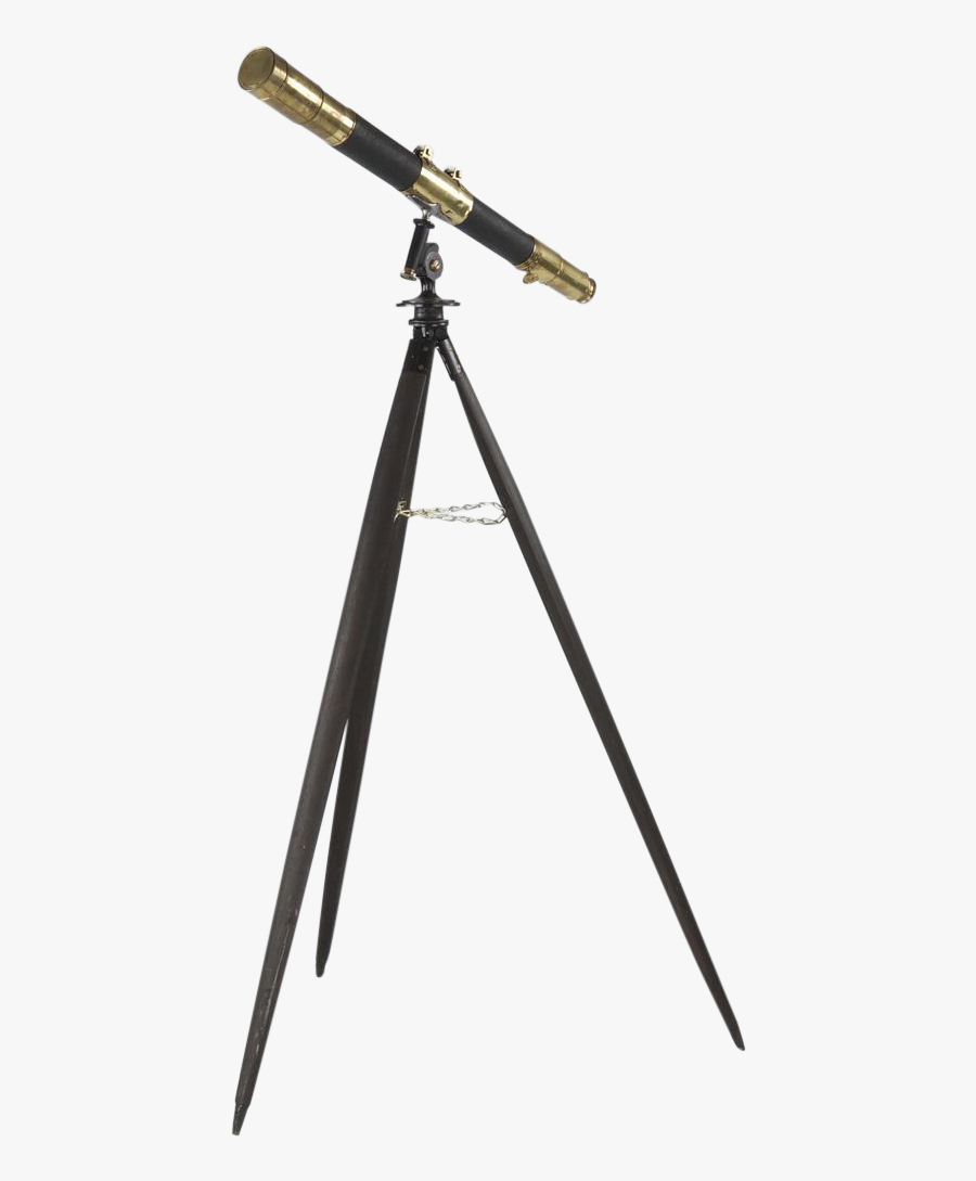 Tripod Old Telescopes Zoom Lens - Galileo Telescope Transparent Background, Transparent Clipart