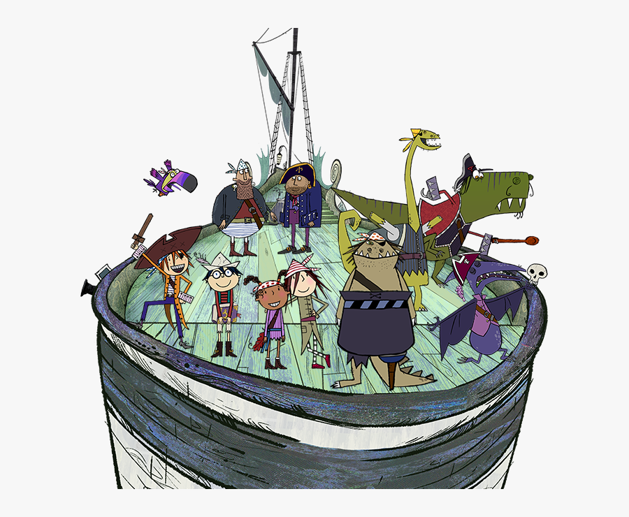 Captain Flint And The Pirate Dinosaurs, Transparent Clipart