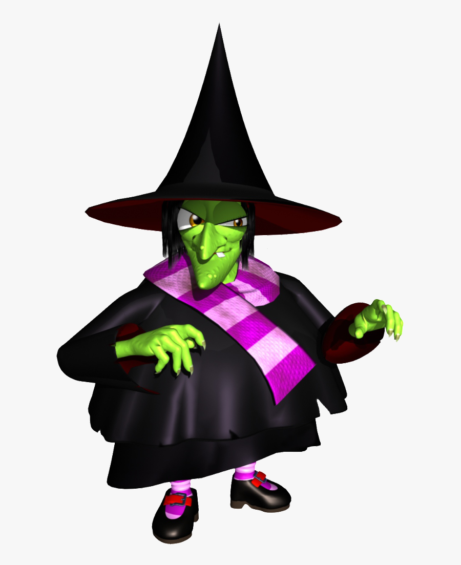 Dingpot, Dingpot, By The Bench, Who Is The Nicest Looking - Banjo Kazooie Witch, Transparent Clipart
