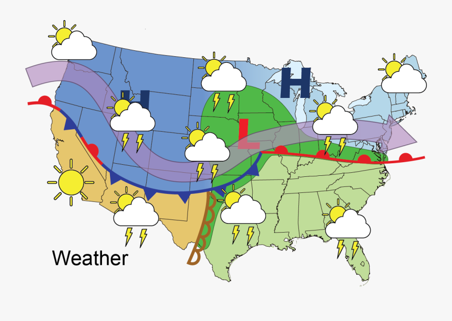 Typical Weather For Summer Based Upon This Scenario - Cartoon, Transparent Clipart